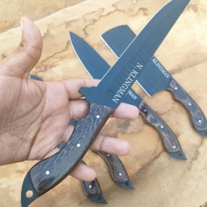 Denton Damascus Steel Steak Knives