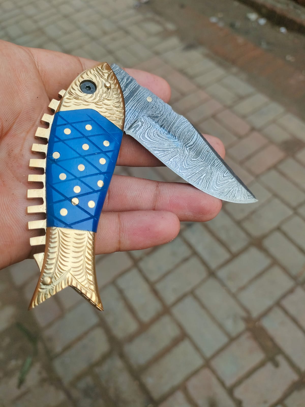 Lightoller Damascus Steel EDC Folding
